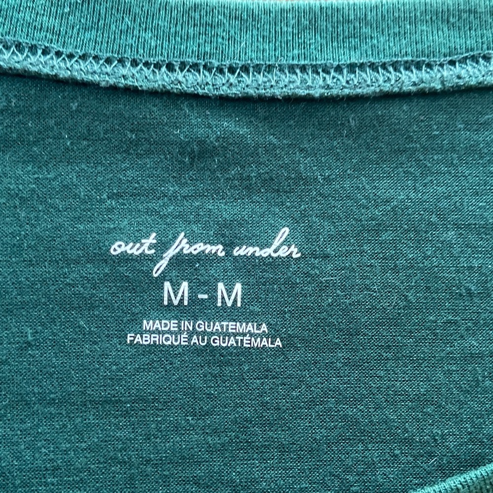Women's Green oversized crop top, size M. Urban Outfitters down from under. - Picture 2 of 6